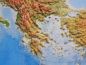 Preview: Raised relief map Mediteranian Sea