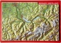 Preview: Relief postcard Bernese Oberland - framed