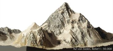 k2 mountain 3d model