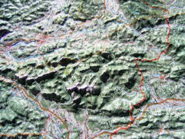 Relief Alpes orientales 1:500.000