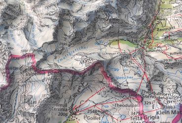 Relief map_Wallis_Matterhorn