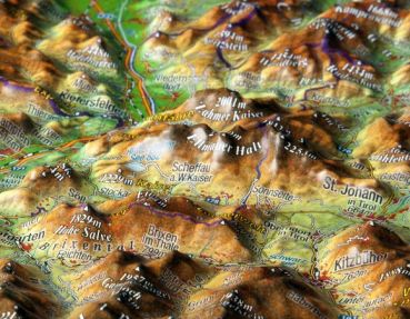 Relief des Alpes bavaroises