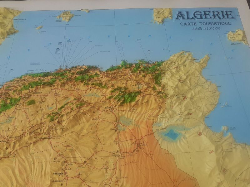 Reliefkarte_Algerien_Algier