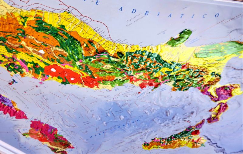 Geological map Italy
