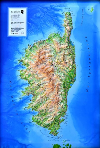Relief Map_Corsica