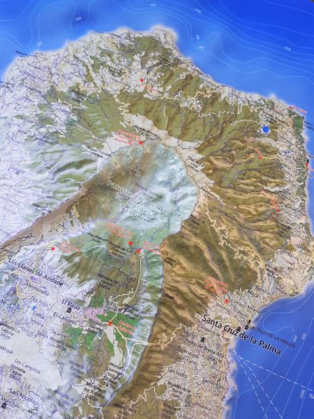 Reliefkarte_LaPalma_Caldera