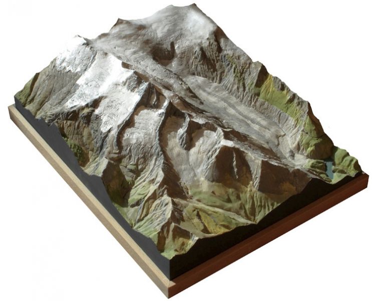 Mountain  model Großglockner 1:25.000