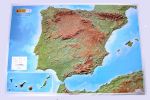 raised relief map_Peninsula Iberica